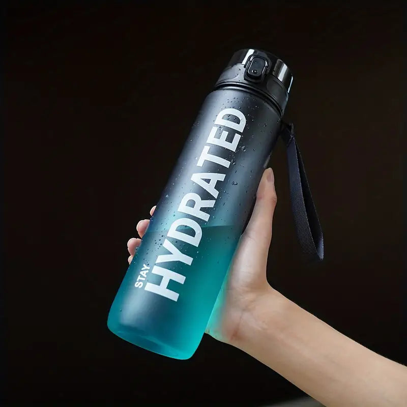 1000ml Sports Water Bottle - Blue\black