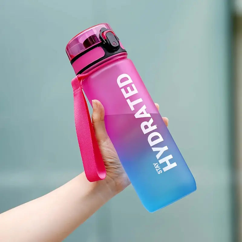 1000ml Sports Water Bottle - Blue\Pink