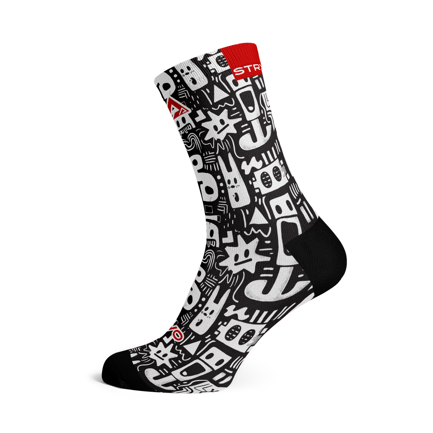 Doodle Active Crew Socks