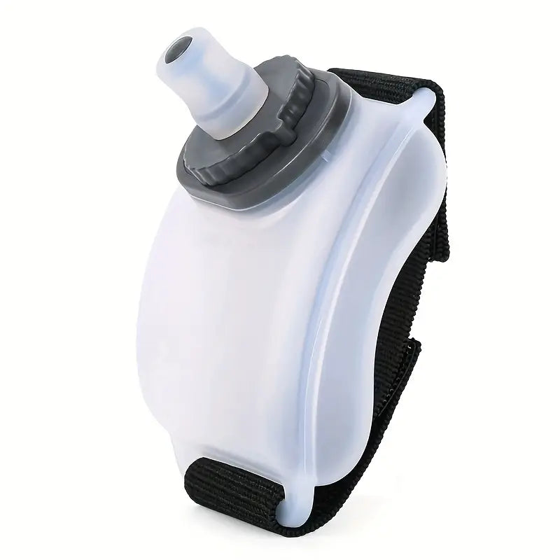 200ml Silicone Wrist Water Bottle - White