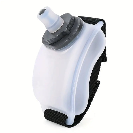 200ml Silicone Wrist Water Bottle - White