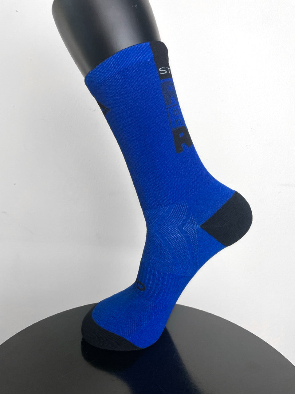 Solid Royal Blue Active Crew Socks