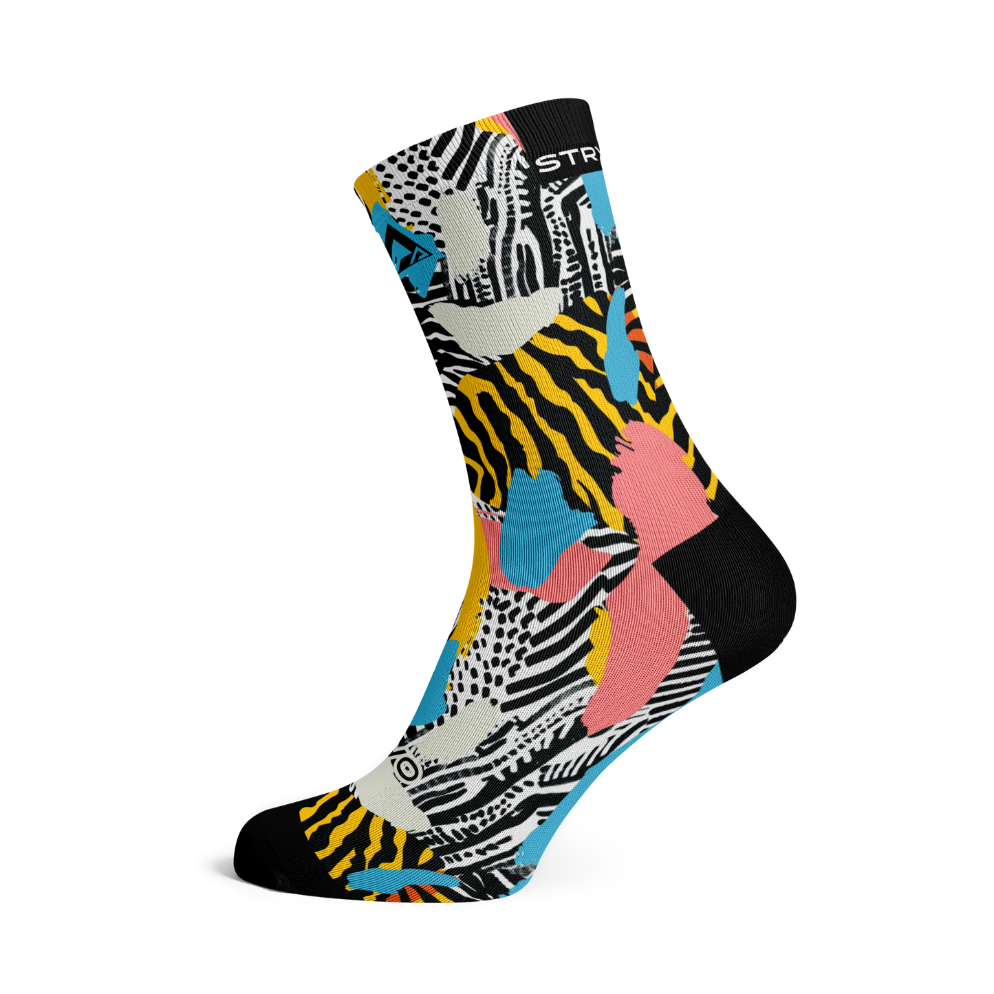 Cotton Cheetah Active Crew Socks