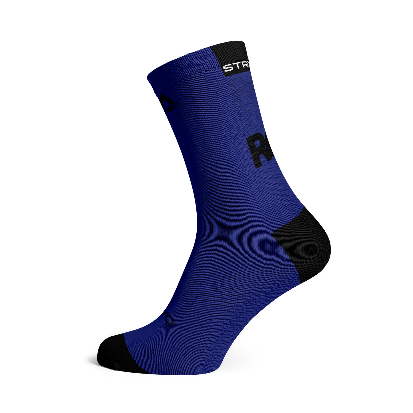Solid Royal Blue Active Crew Socks