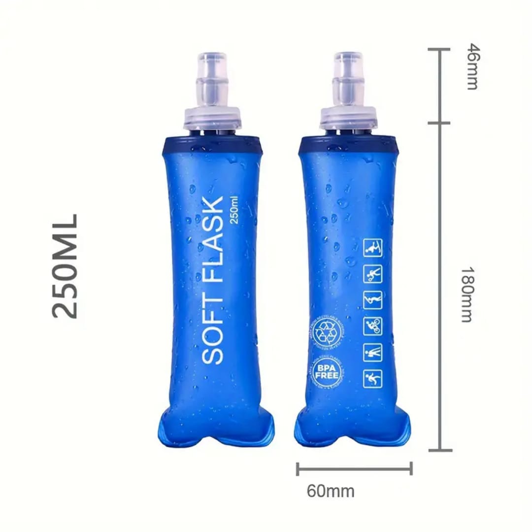 Soft Flask 250ml – Collapsible Sports Water Bottle