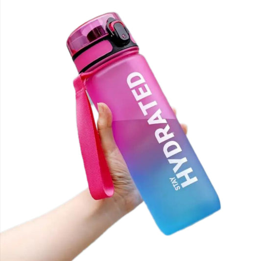 1000ml Sports Water Bottle - Blue\Pink