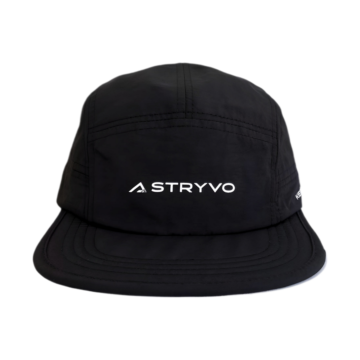 Black 5-Panel Active Cap
