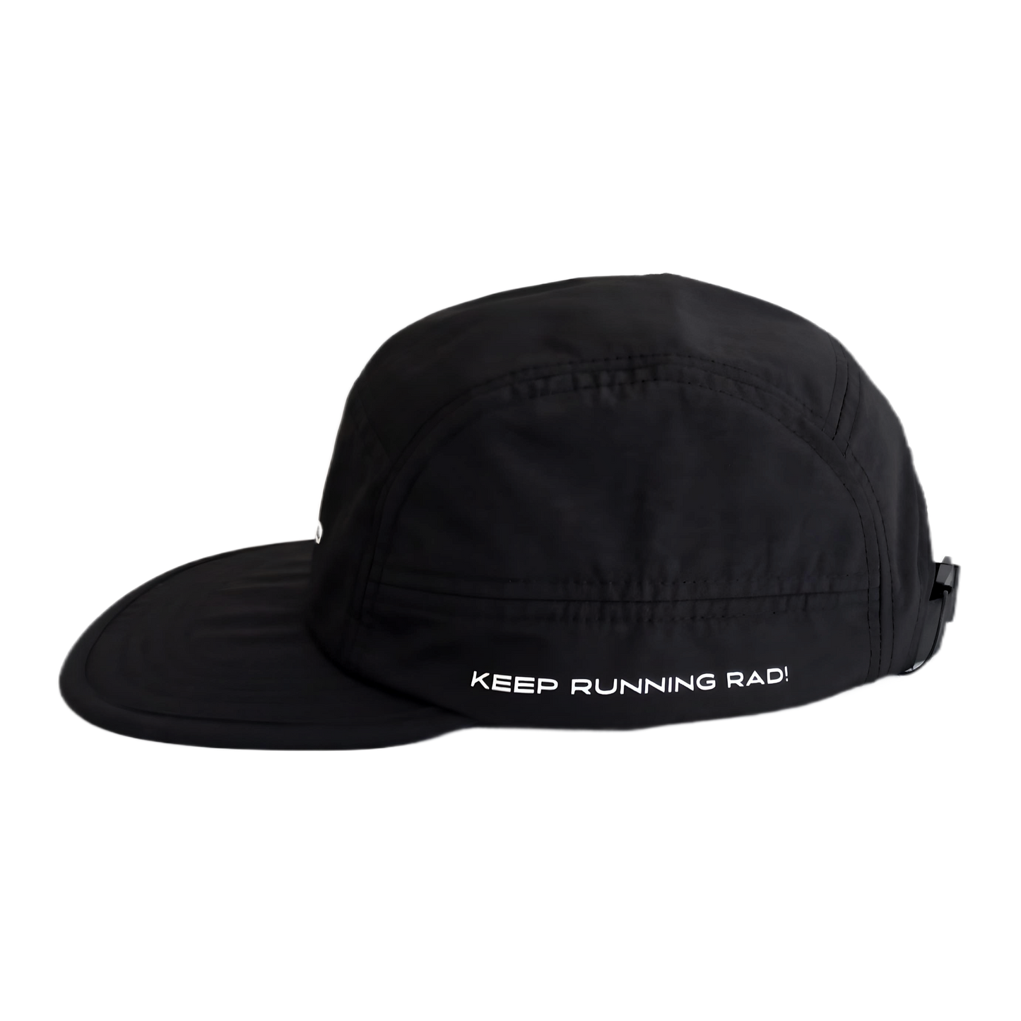 Black 5-Panel Active Cap
